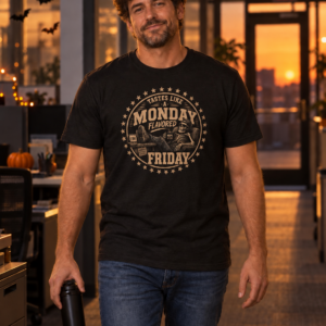 Monday-Flavored Friday T-Shirt | Funny Workweek Shirt